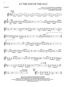 Les Miserables - Trumpet published by Hal Leonard (Book/Online Audio)