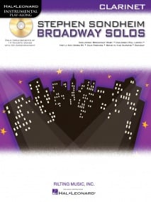 Stephen Sondheim Broadway Solos - Clarinet published by Hal Leonard (Book & CD)