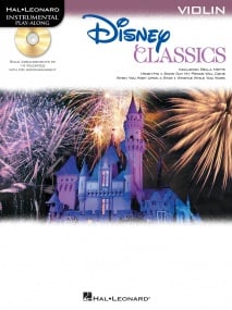 Disney Classics - Violin published by Hal Leonard (Book & CD)