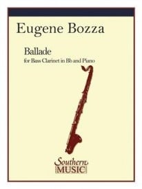 Bozza: Ballade for Bass Clarinet published by Southern Music