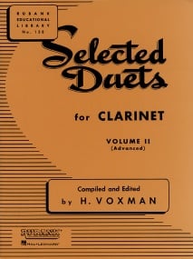 Selected Duets Volume 2 for Clarinet published by Rubank