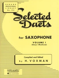 Selected Duets Volume 1 for Saxophone published by Rubank