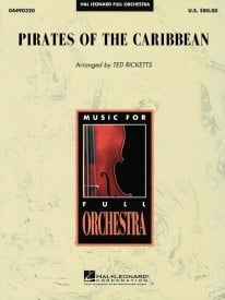 Pirates Of The Caribbean - The Curse Of The Black Pearl for Full Orchestra published by Hal Leonard
