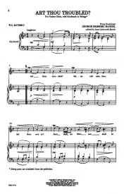 Handel: Art Thou Troubled (Unison) published by Hinshaw