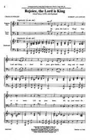 Lau: Rejoice, The Lord Is King SATB published by Hinshaw