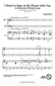 Howe: I want to stare at my phone with you SATB published by Hal Leonard