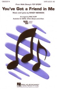 You've Got a Friend in Me (Toy Story) SATB published by Hal Leonard