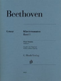 Beethoven: Piano Sonatas Volume 1 published by Henle (without fingering)