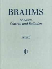 Brahms: Sonatas, Scherzo and Ballades for Piano published by Henle (Cloth Bound)