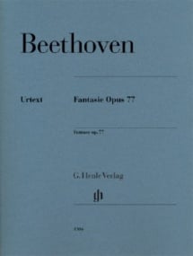 Beethoven: Fantasy Opus 77 for Piano published by Henle