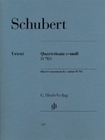 Schubert: String Quartet Movement in C minor (D.703) published by Henle