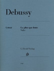 Debussy: La plus que lente for Piano published by Henle