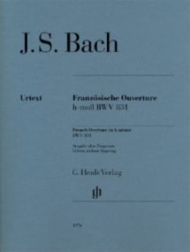 Bach: French Overture in B minor (BWV 831) for Piano published by Henle (without fingering)