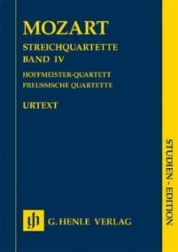 Mozart: String Quartets Volume 4 (Study Score) published by Henle
