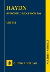 Haydn: Symphony in C MInor Hob. I: 95 (Study Score) published by Henle