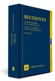 Beethoven: The Vocal Works with Orchestra (Study Score) published by Henle