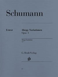 Schumann: Abegg Variations Opus 1 for Piano published by Henle
