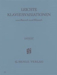 Easy Piano Variations published by Henle Urtext
