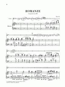 Beethoven: Romances Opus 40 & 50 in G & F for Violin published by Henle Urtext