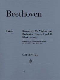 Beethoven: Romances Opus 40 & 50 in G & F for Violin published by Henle Urtext