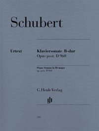 Schubert: Sonata in Bb D960 for Piano published by Henle