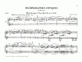 Debussy: Six Epigraphes antiques for Piano Duet published by Henle