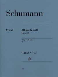 Schumann: Allegro in B minor Opus 8 for Piano published by Henle