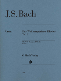Bach: Well Tempered Clavier Book 2 (BWV 870-893) published by Henle (Without Fingering)