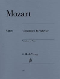 Mozart: Variations for Piano published by Henle