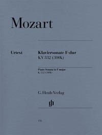 Mozart: Sonata in F K332 for Piano published by Henle Urtext