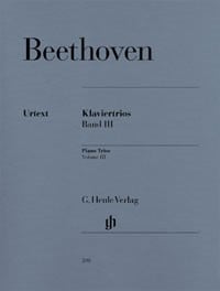 Beethoven: Piano Trios Volume 3 published by Henle