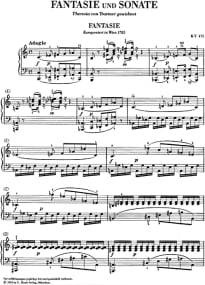 Mozart: Fantasy and Sonata in C Minor K475/457 for Piano published by Henle