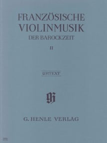 French Violin Music of the Baroque Era Volume 2 published by Henle Urtext