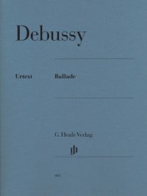 Debussy: Ballade for Piano published by Henle