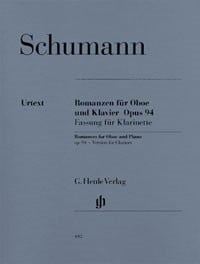 Schumann: Romances Opus 94 for Clarinet published by Henle