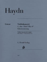 Haydn: Concerto in G Hob VIIa:4 for Violin published by Henle