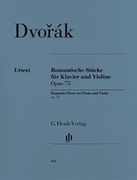 Dvorak: Romantic Pieces Opus 75 for Violin published by Henle