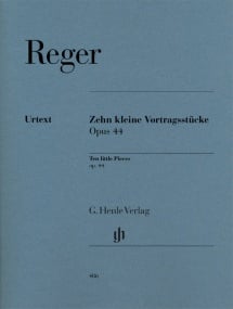 Reger: 10 Little Pieces for Piano published by Henle