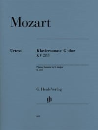 Mozart: Sonata in G K283 for Piano published by Henle
