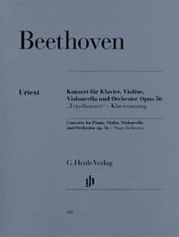 Beethoven: Triple Concerto in C Opus 56 published by Henle
