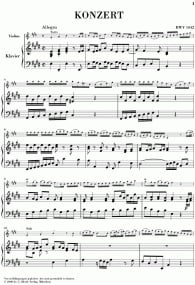 Bach: Concerto in E BWV 1042 for Violin published by Henle