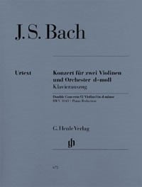 Bach: Double Violin Concerto in D minor BWV1043 published by Henle