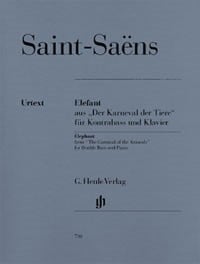 Saint-Saens: ''Elephant'' from ''The Carnival of the Animals'' for Double Bass published by Henle