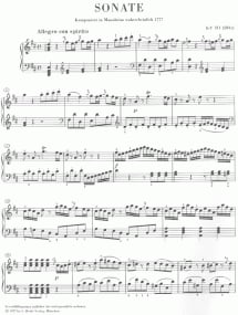 Mozart: Sonata in D K311 for Piano published by Henle