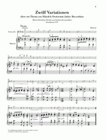 Beethoven: Variations for Cello published by Henle Urtext
