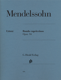 Mendelssohn: Rondo Capriccioso Opus 14 for Piano published by Henle