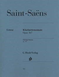 Saint Saens: Sonata Opus 167 for Clarinet published by Henle