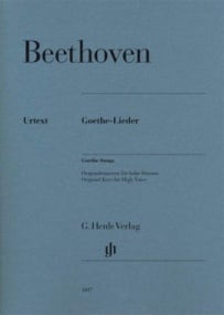Beethoven: Goethe Lieder for High Voice published by Henle