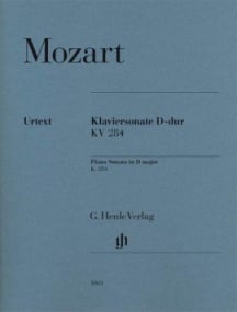 Mozart: Sonata in D K284 for Piano published by Henle