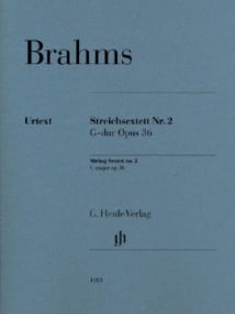 Brahms: String Sextet No.2 in G Opus 36 published by Henle